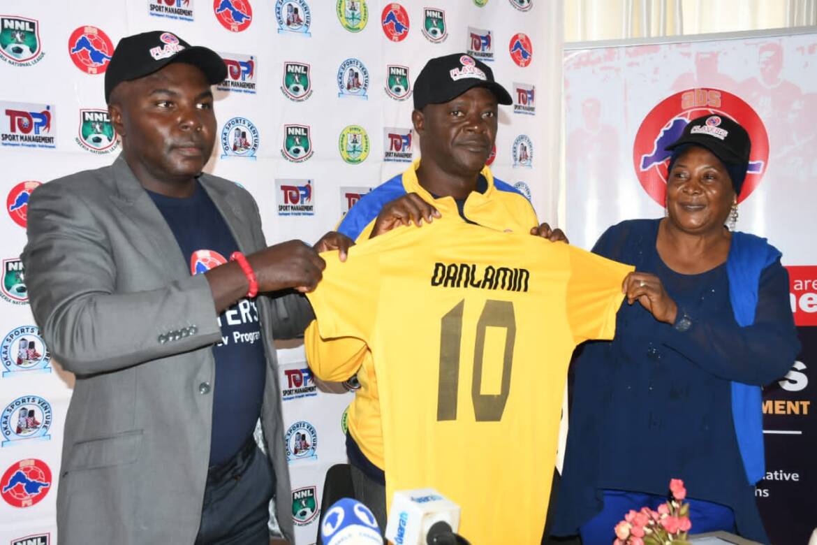 Former Dakkada FC coach Umar Danlami unveiled at ABS FC